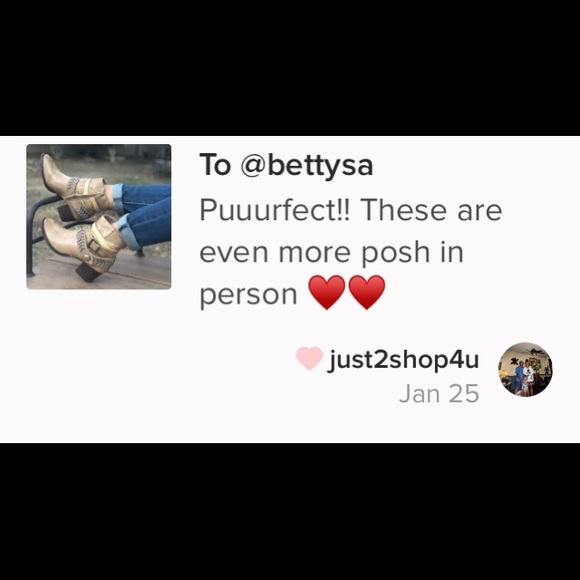 TAUPE FAUX LEATHER WESTERN BOOTS - Picture 8 of 8